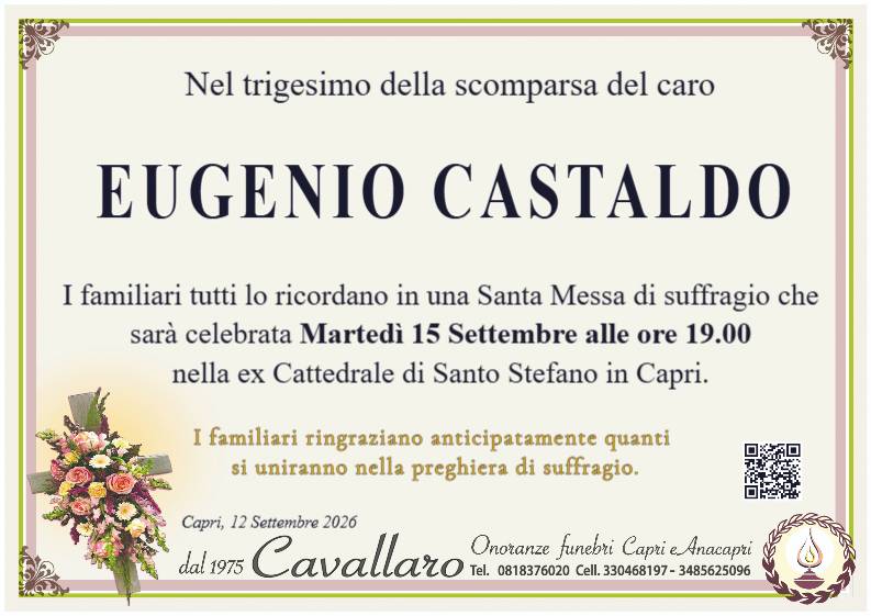 Manifesto CASTALDO EUGENIO