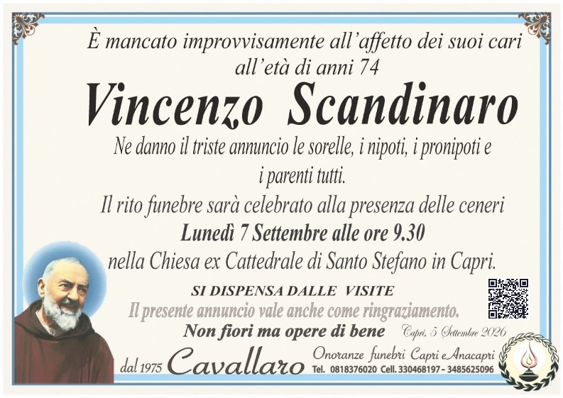 Manifesto VINCENZO SCANDINARO